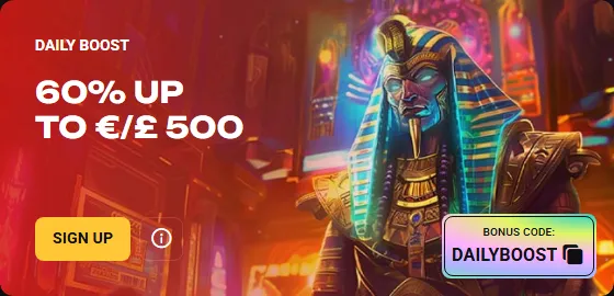 Daily boost 60 up to eur gbp 500